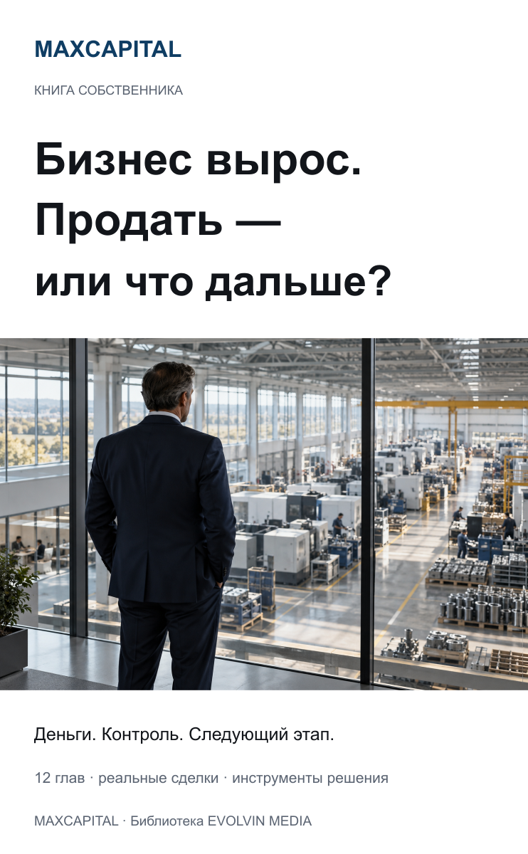 Обложка: Бизнес вырос. Продать — или что дальше?